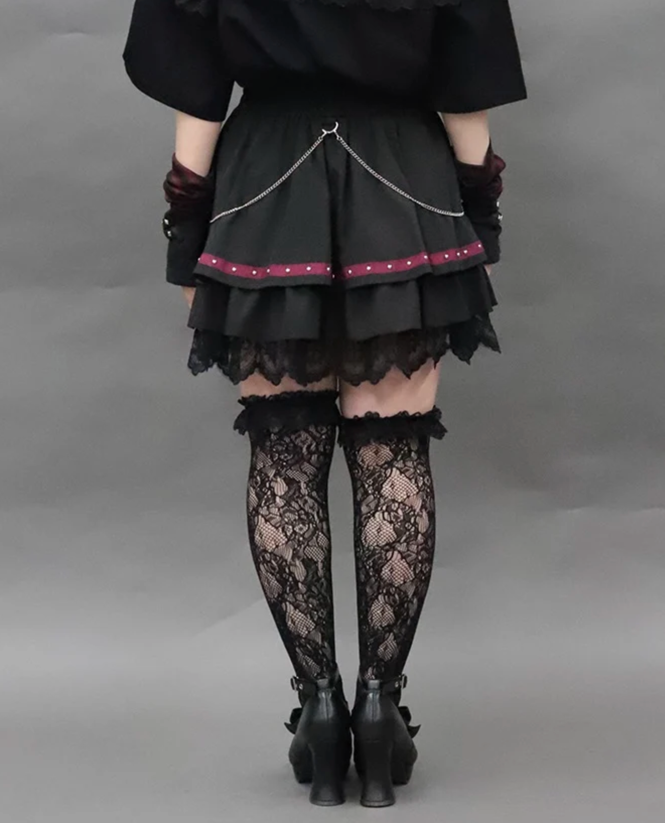 Studs Design Mini Skirt