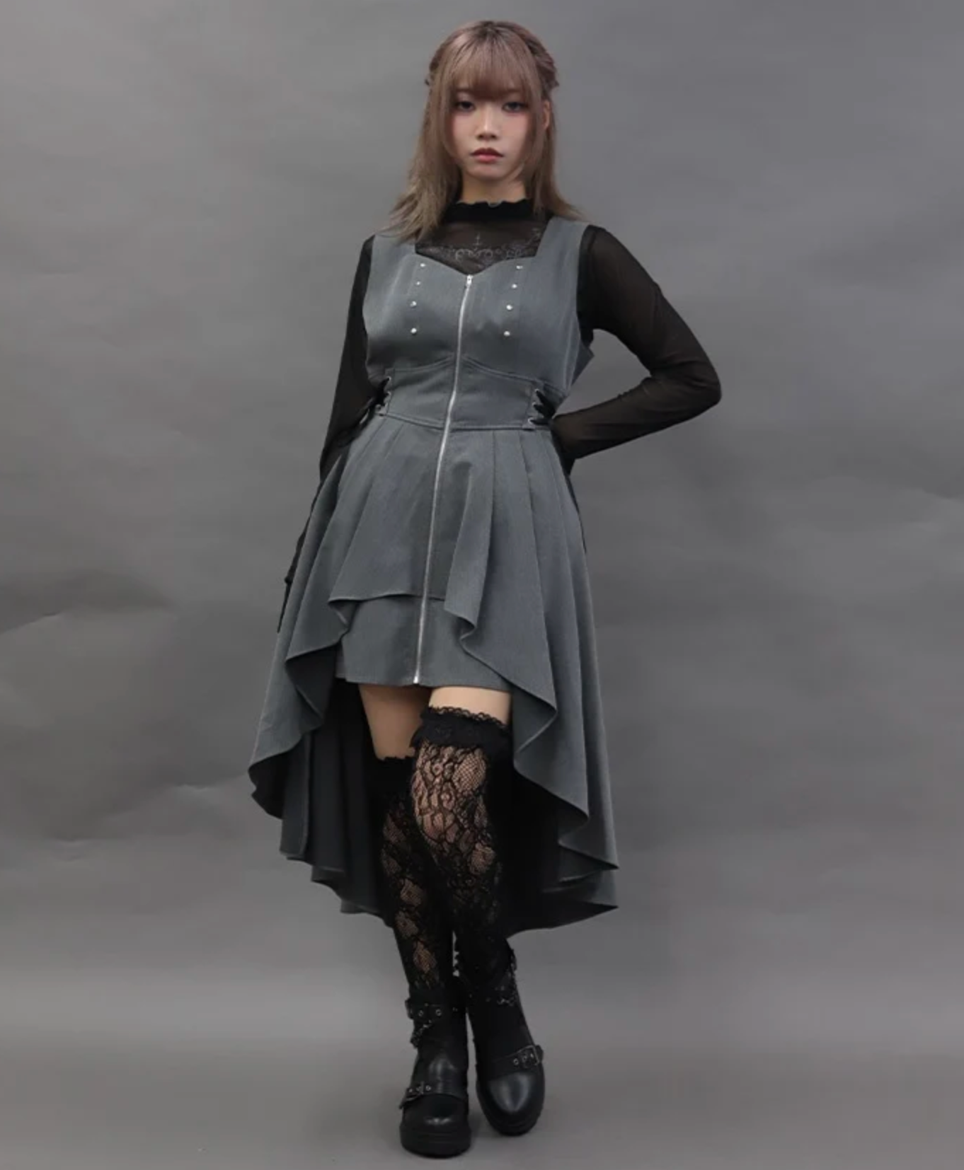 Fishtail Sleeveless Dress
