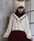 Rose Embroidery & Bat Button Knit Cardigan