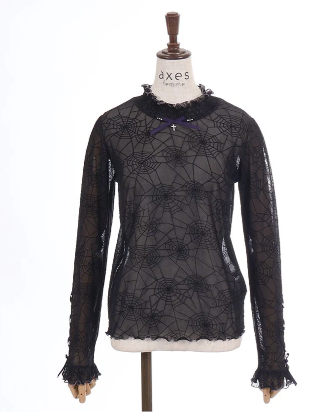 Flocky Pattern Sheer Inner