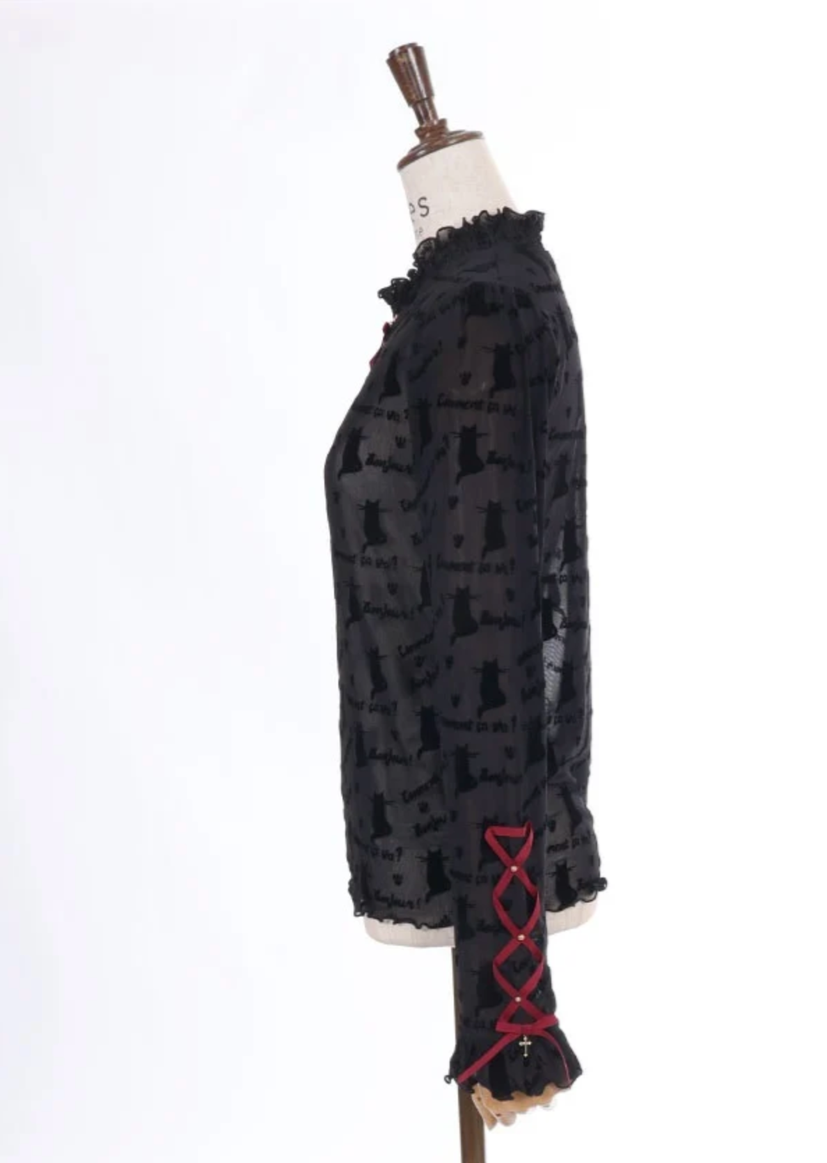 Flocky Pattern Sheer Inner