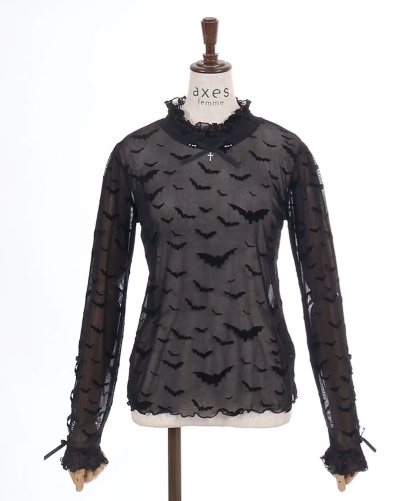 Flocky Pattern Sheer Inner