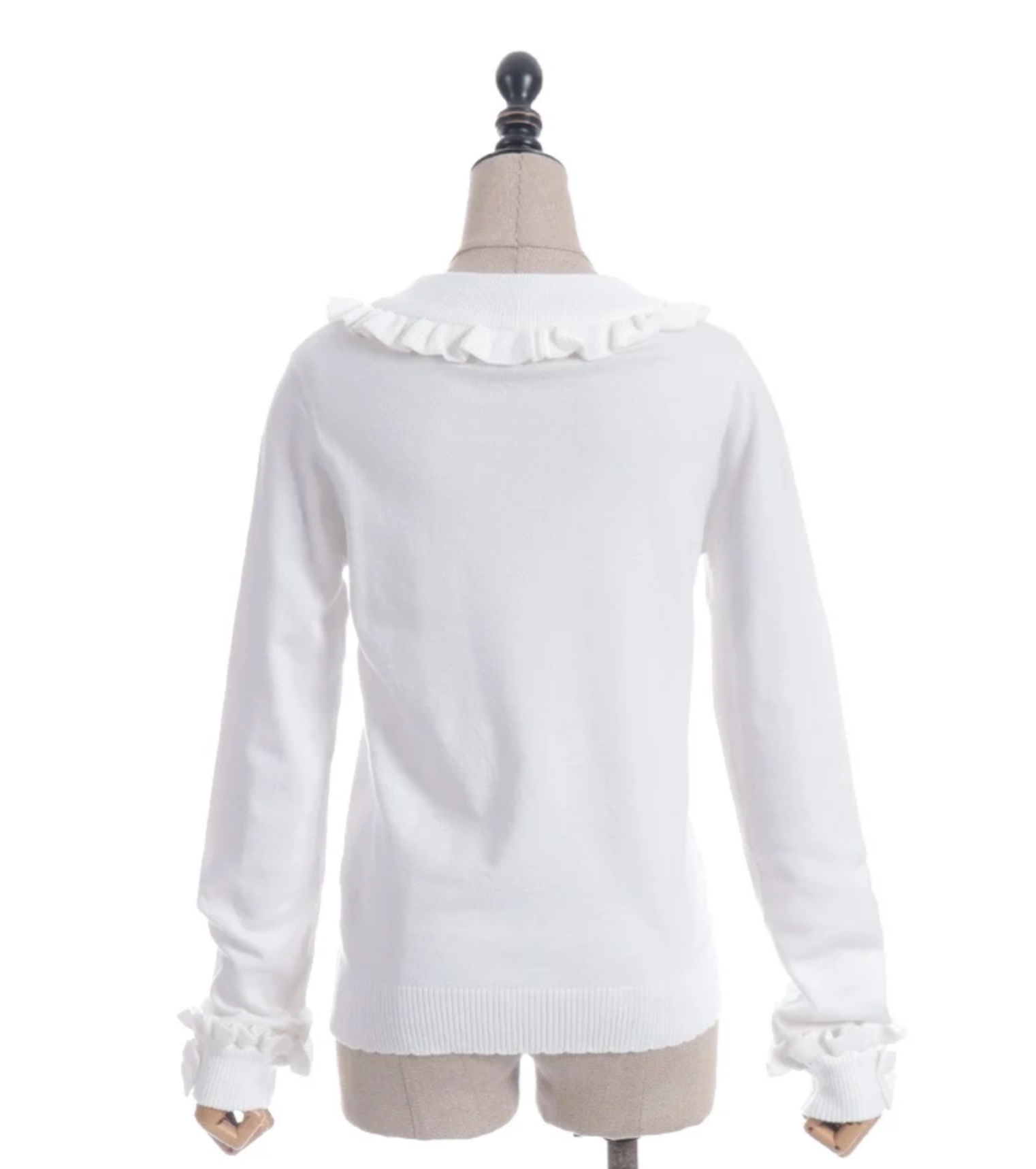 Triple Ribbon Knit Pullover