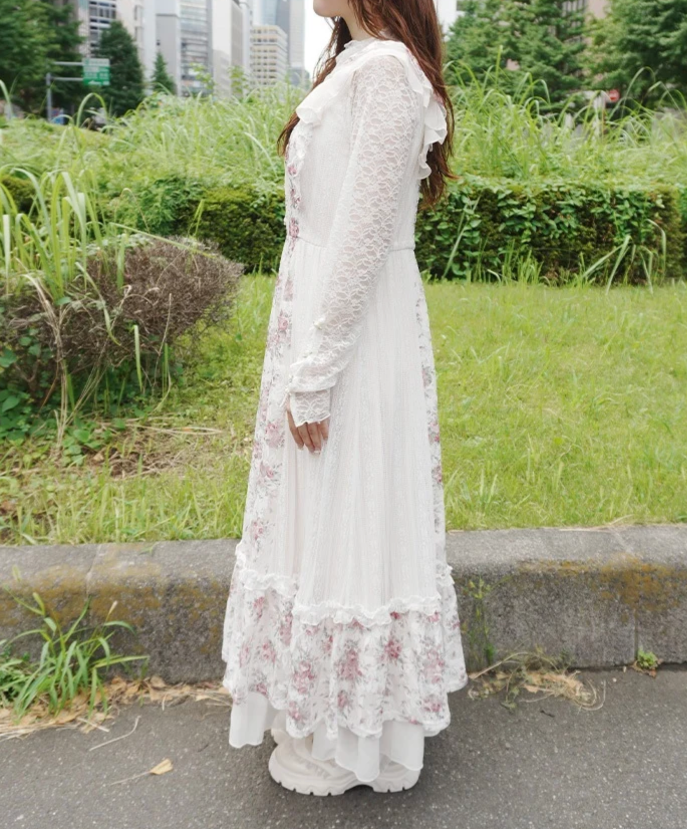 Mini Flower Lace Dress