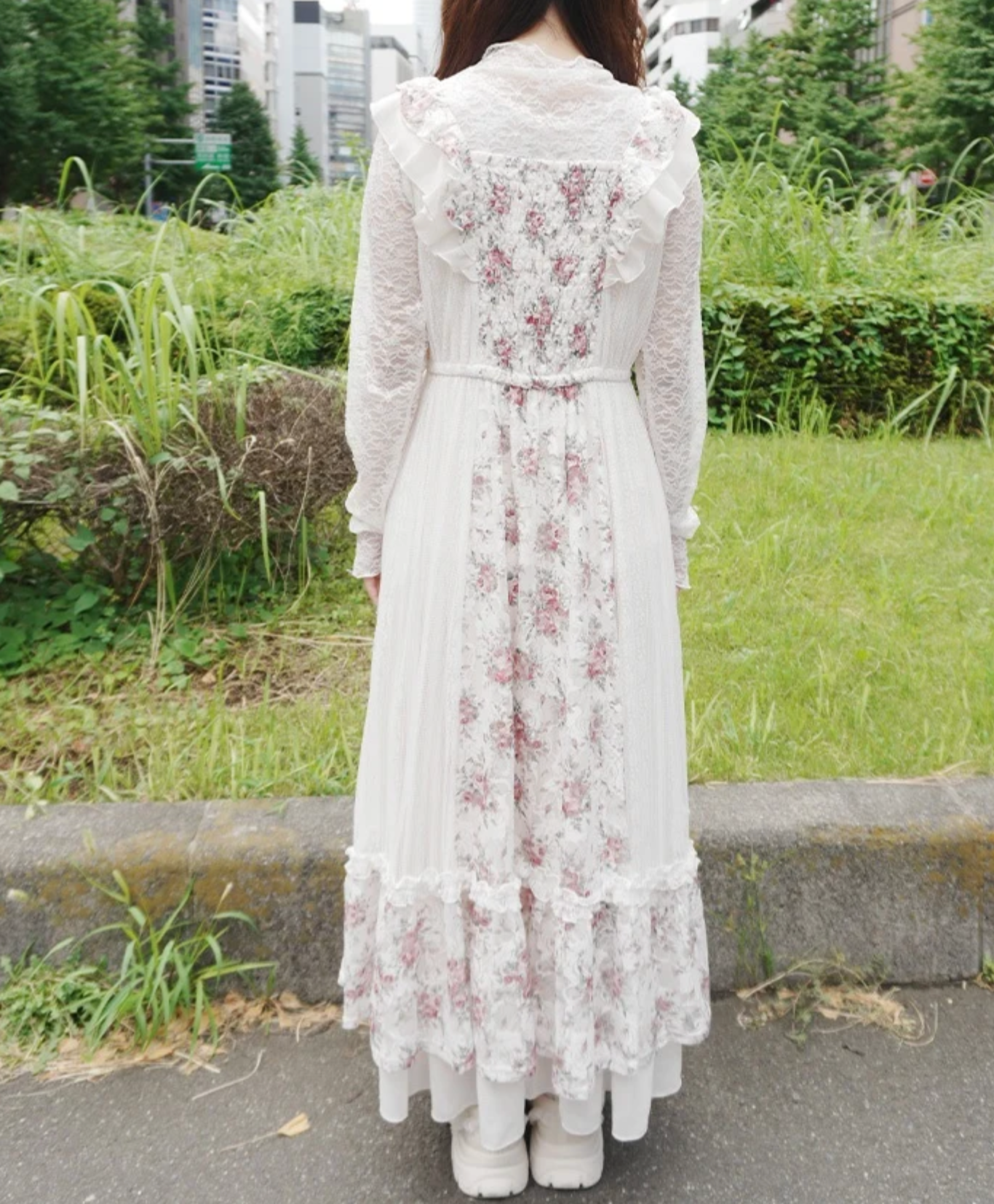 Mini Flower Lace Dress
