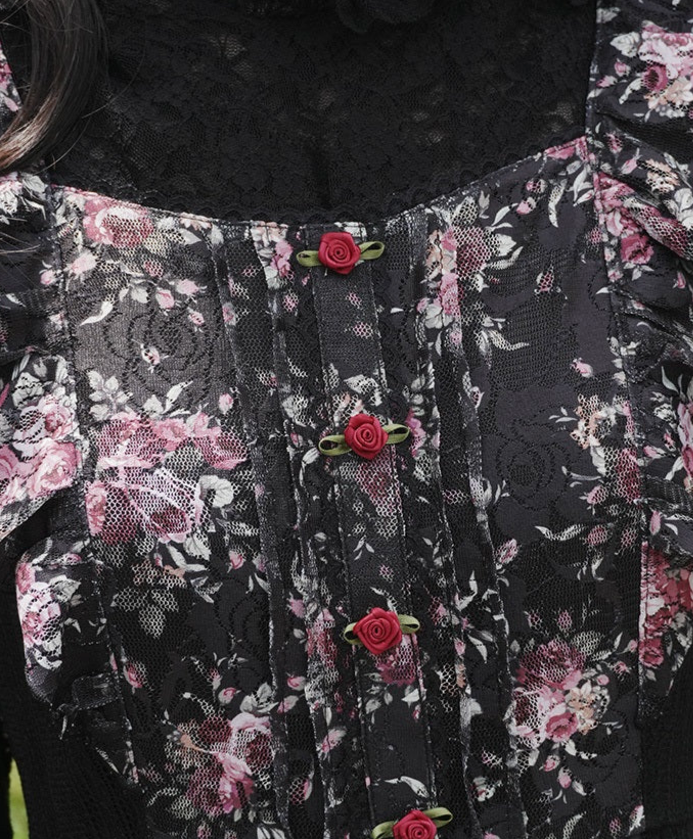 Mini Flower Lace Dress