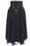 Cross & High-Waisted Skirt