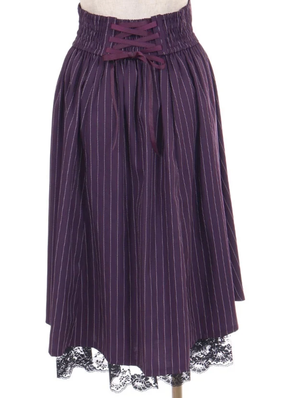 Cross & High-Waisted Skirt