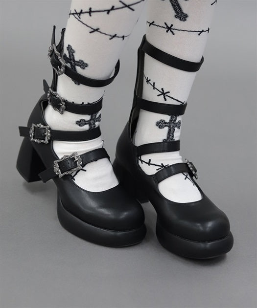 4-barrel buckle pumps