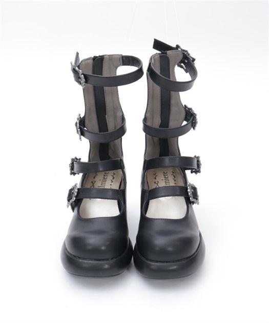 4-barrel buckle pumps