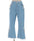 Rose Ribbon Lace - Up Denim Pants