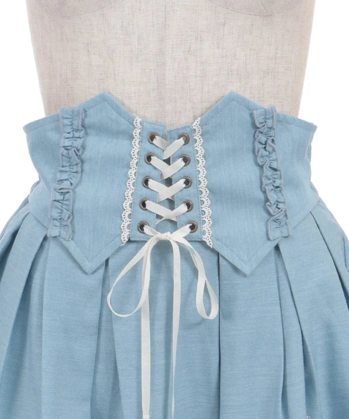 Corset Style Embroidered Skirt