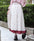 Strawberry Print Panel Flared Skirt