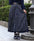 Strawberry Print Panel Flared Skirt