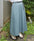 Belt & Chain Pleated Skirt