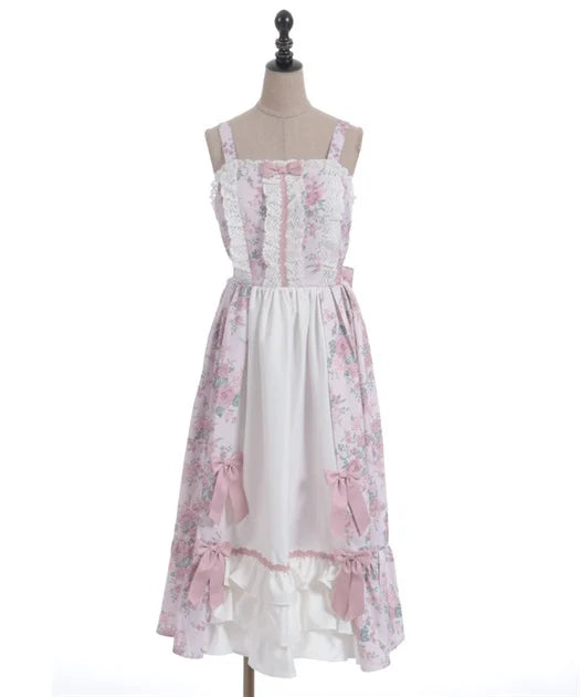 Classical Rose Pattern Jumperskirt (Made to Order)