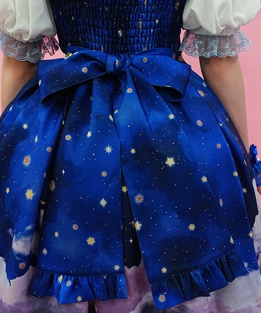 Starry Sky Pattern Jumper Skirt