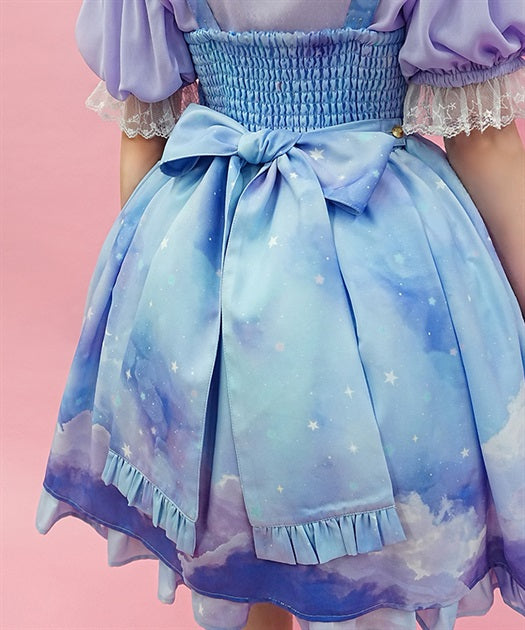 Starry Sky Pattern Jumper Skirt