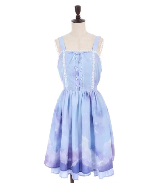 Starry Sky Pattern Jumper Skirt