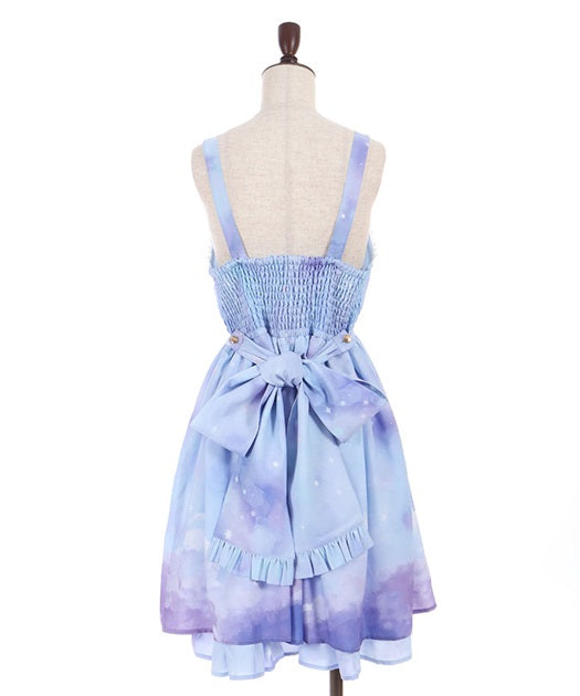Starry Sky Pattern Jumper Skirt
