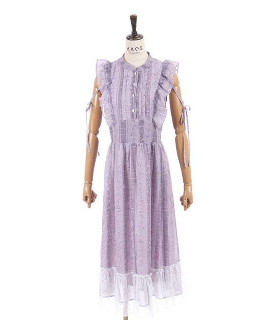 Flower Striped Dress