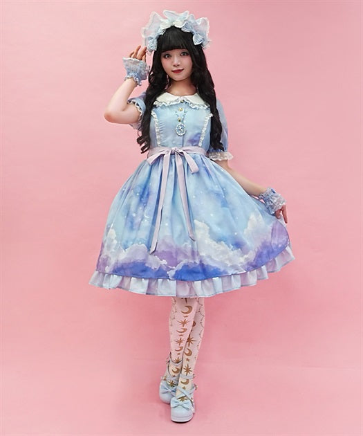 Starry Sky Pattern Dress