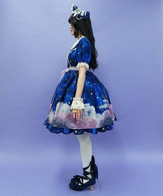 Starry Sky Pattern Dress