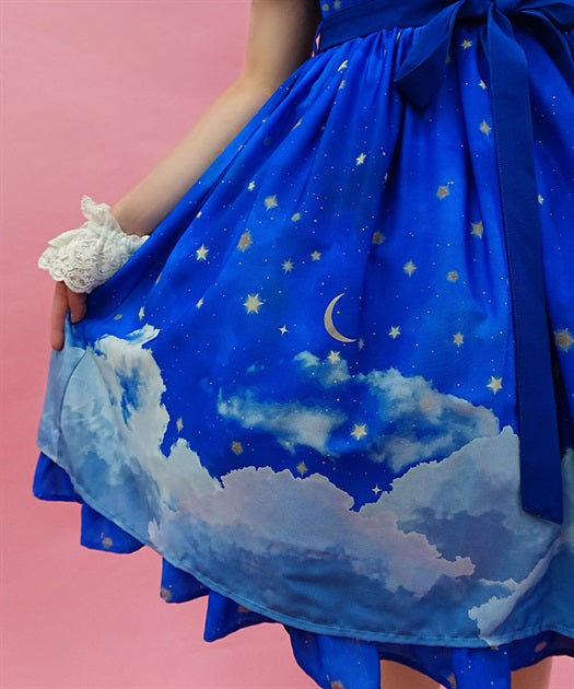 Starry Sky Pattern Dress