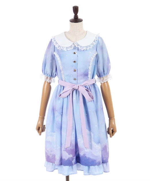 Starry Sky Pattern Dress