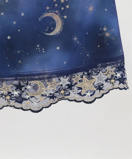 Luminous Moon Pattern Dress