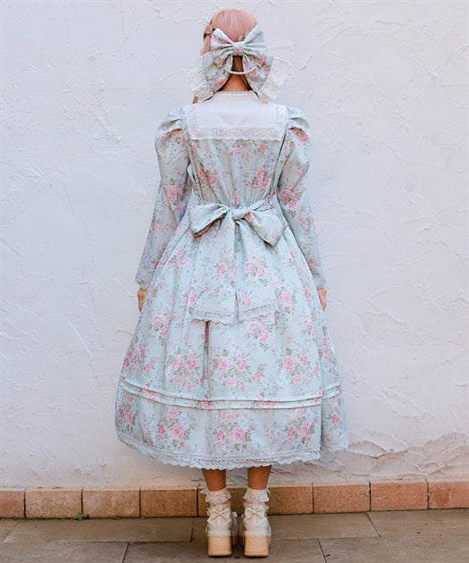 Classical Rose Pattern Dress