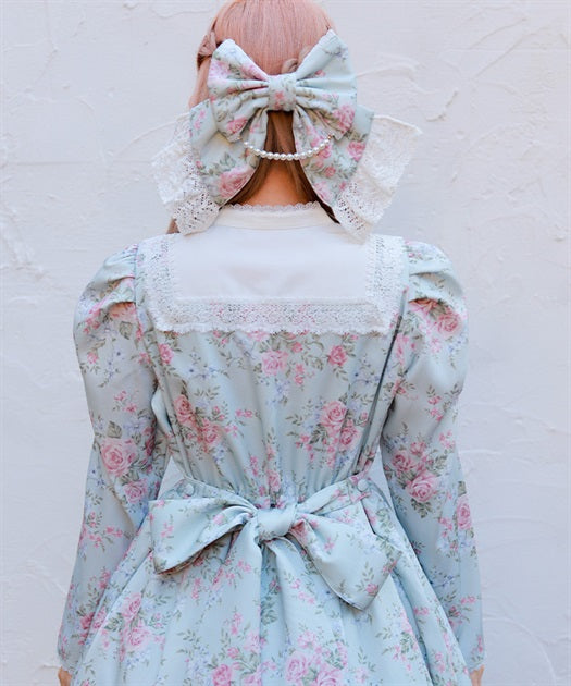 Classical Rose Pattern Dress