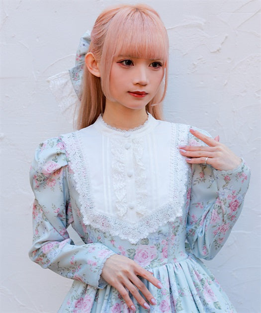 Classical Rose Pattern Dress