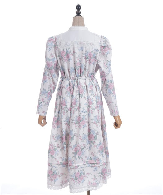 Classical Rose Pattern Dress