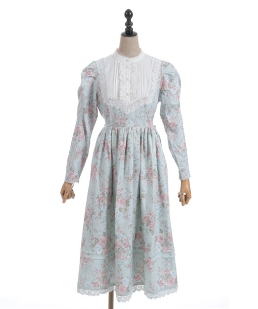 Classical Rose Pattern Dress (Made to Order)