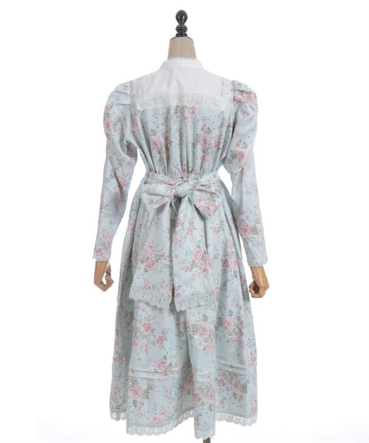 Classical Rose Pattern Dress