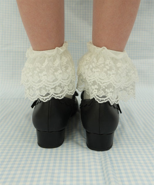 Crew Socks with Lace