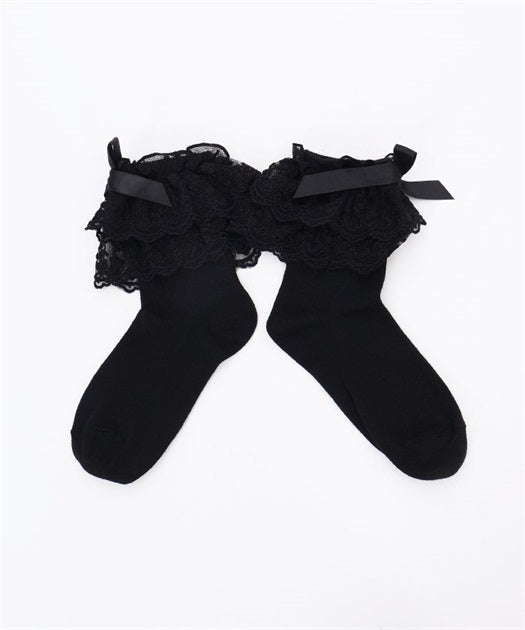 Crew Socks with Lace