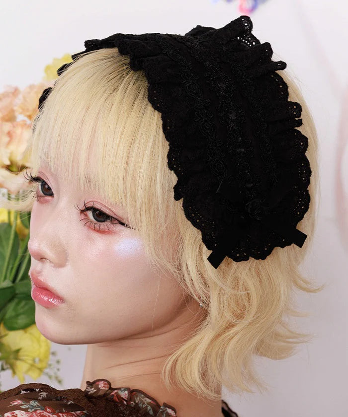 Cotton Lace Headpiece