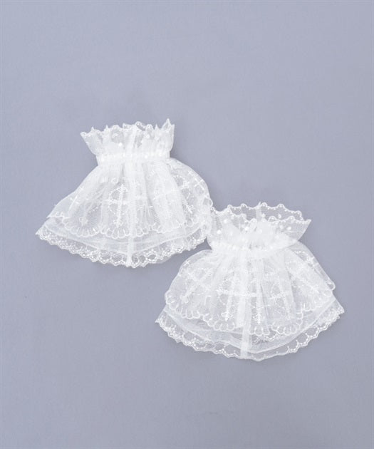 Cross Lace Wrist Cuffs