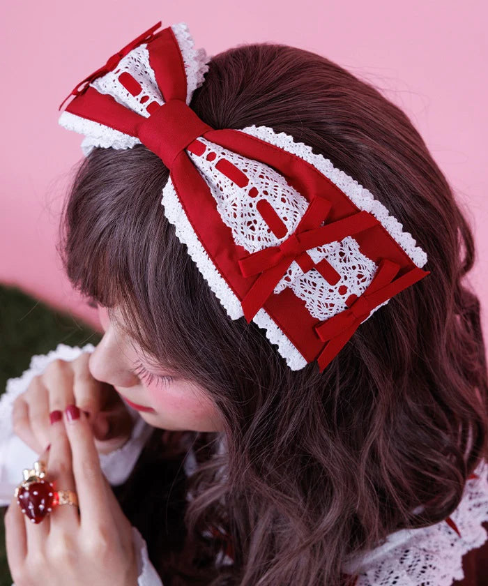 Ladder Lace Ribbon Headdress