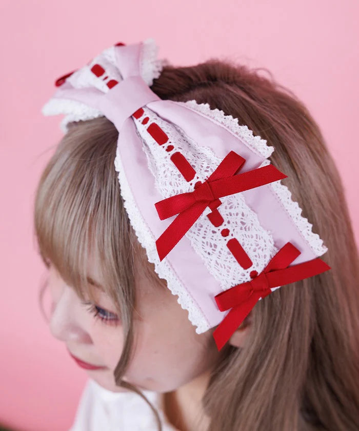 Ladder Lace Ribbon Headdress