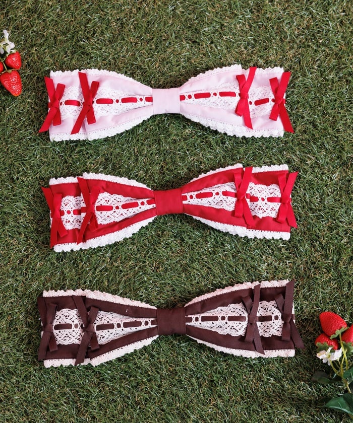 Ladder Lace Ribbon Headdress