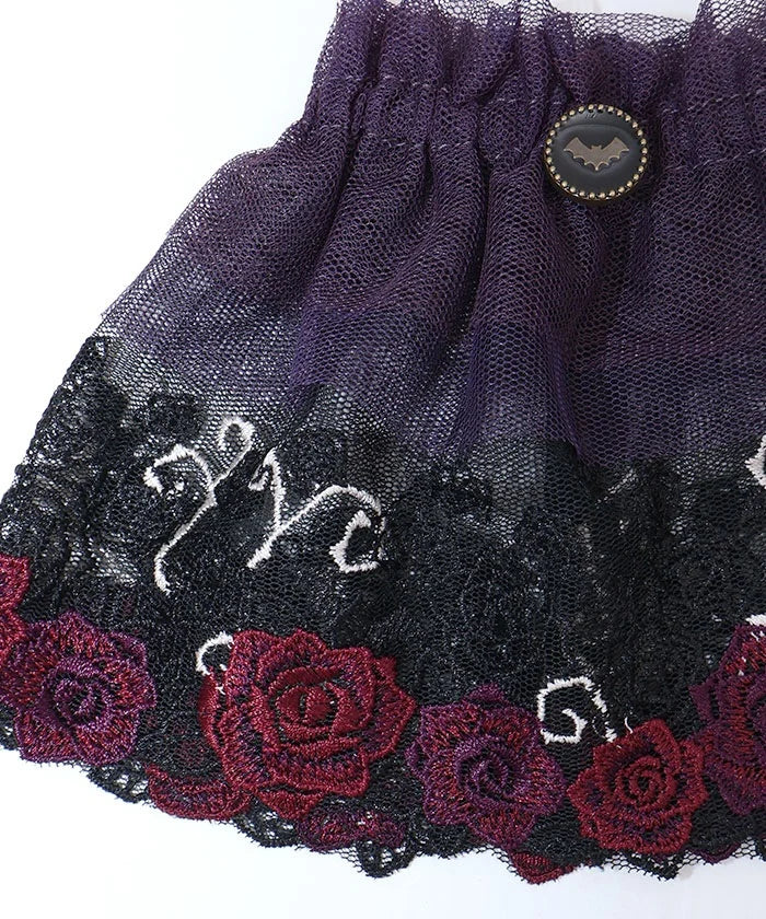 Rose & Bat Lace Armband