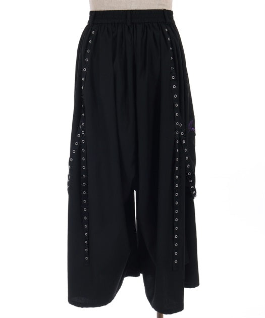 Japanese Umbrella Embroidery Cargo Pants