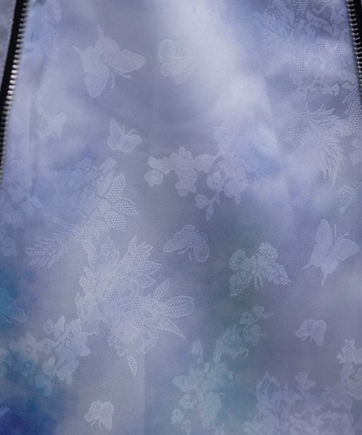 Hydrangea & Butterfly Jacquard Hakama Pants
