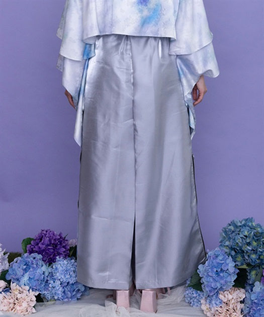 Hydrangea & Butterfly Jacquard Hakama Pants