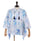 Hydrangea & Butterfly Jacquard Japanese Sleeve Shirt