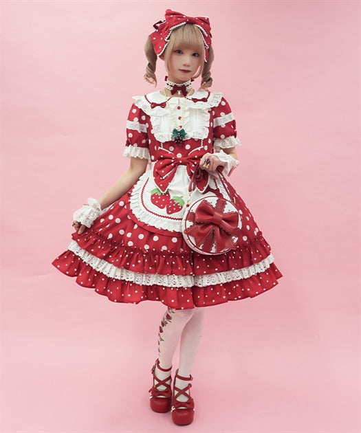 Dot Ribbon Pochette