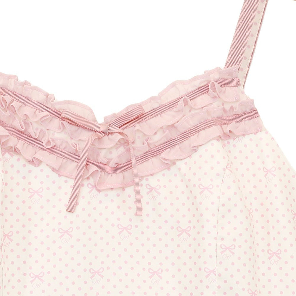 Little Dot Ribbon Jumperskirt